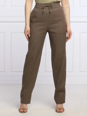 Marc Cain Lniane spodnie | Loose fit