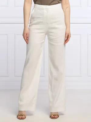 Marc Cain Lniane spodnie | Loose fit | high waist
