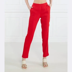 Marc Cain Lniane spodnie | Slim Fit