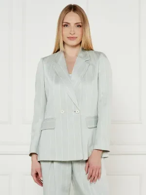 Marc Cain Marynarka | Loose fit | z dodatkiem lnu