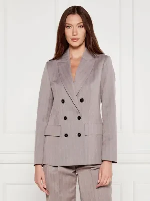 Marc Cain Marynarka | Oversize fit | z dodatkiem wełny