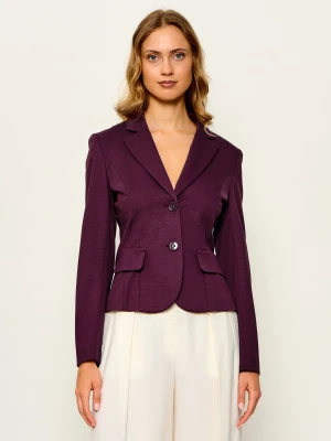 Marc Cain Marynarka | Slim Fit bordowy