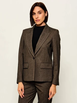 Marc Cain Marynarka | Slim Fit brązowy