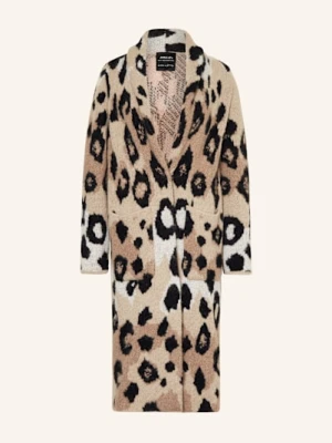 Marc Cain Płaszcz Dzianinowy beige 606 soft cappuccino