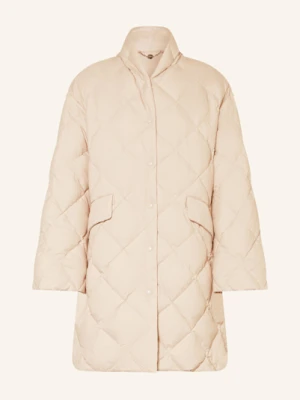 Marc Cain Płaszcz Puchowy Dwustronny beige