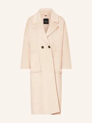 Marc Cain Płaszcz Wełniany beige