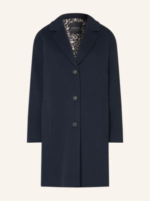 Marc Cain Płaszcz Wełniany blau 394 navy