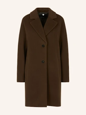 Marc Cain Płaszcz Z Dodatkiem Alpaki braun