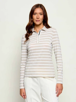 Marc Cain Polo | Regular Fit beżowy