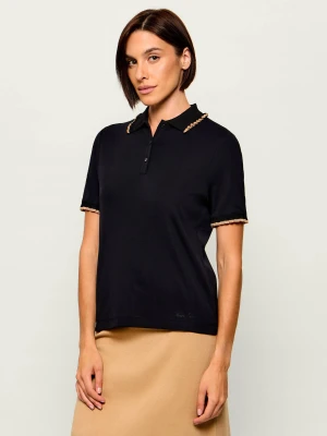 Marc Cain Polo | Regular Fit czarny