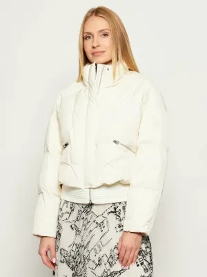 Marc Cain Puchowa kurtka bomber | Regular Fit