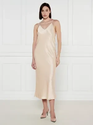 Marc Cain Satynowa sukienka