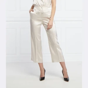 Marc Cain Satynowe spodnie | Loose fit | regular waist