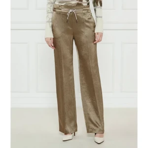 Marc Cain Satynowe spodnie WASHINGTON | Loose fit | regular waist