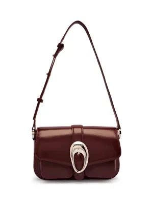 Marc Cain Skórzana torebka na ramię