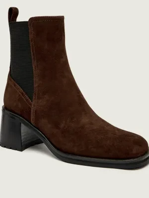 Marc Cain Botki na słupku | zamsz