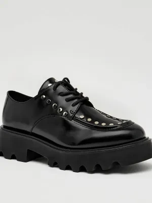 Marc Cain Skórzane loafersy