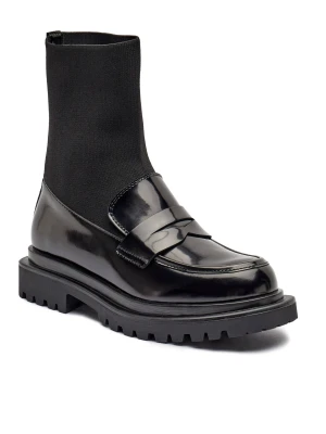 Marc Cain Skórzane loafersy