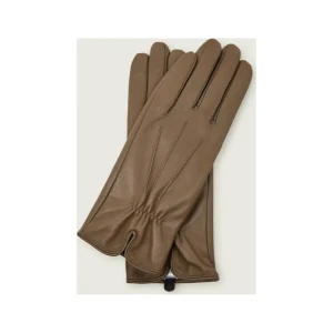 Marc Cain Skórzane rękawiczki | z dodatkiem wełny