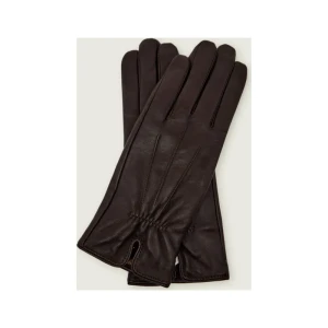 Marc Cain Skórzane rękawiczki | z dodatkiem wełny