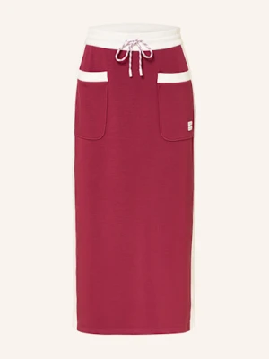 Marc Cain Spódnica Dresowa Z Lampasami rot