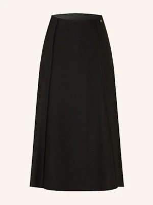 Marc Cain Spódnica Z Dzianiny schwarz