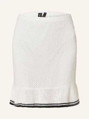 Marc Cain Spódnica Z Dzianiny weiss