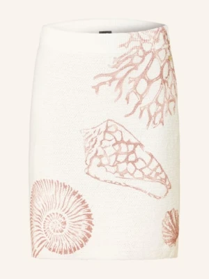 Marc Cain Spódnica Z Dzianiny weiss
