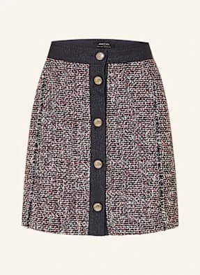 Marc Cain Spódnica Z Tweedu Z Błyszczącą Przędzą blau