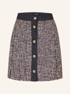 Marc Cain Spódnica Z Tweedu Z Błyszczącą Przędzą blau