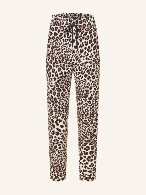 Marc Cain Spodnie 7/8 Rhodos W Stylu Joggingowym braun 698 after dark