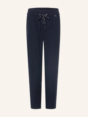 Marc Cain Spodnie 7/8 W Stylu Joggingowym blau 394 navy