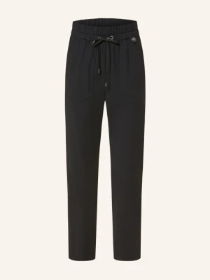 Marc Cain Spodnie 7 / 8 W Stylu Joggingowym schwarz 900 black new