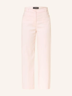Marc Cain Spodnie 7/8 Wukari Z Lnem rosa