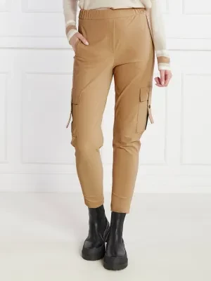 Marc Cain Spodnie cargo | Relaxed fit | regular waist