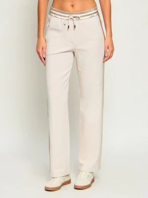 Marc Cain Spodnie dresowe | Relaxed fit beżowy