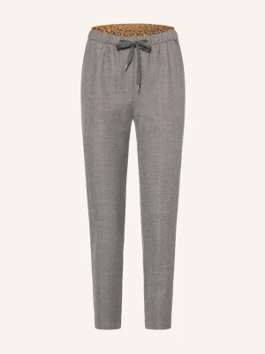 Marc Cain Spodnie Flanelowe Rhodos W Stylu Joggingowym grau 662 driftwood