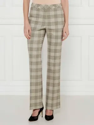 Marc Cain Spodnie | flare fit | z dodatkiem wełny