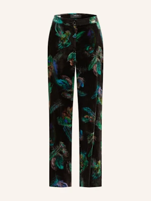 Marc Cain Spodnie Marlena Warri Z Aksamitu gruen