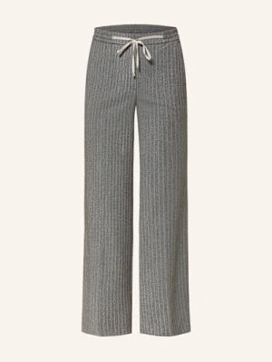 Marc Cain Spodnie Marlena Washington Z Błyszczącą Przędzą grau