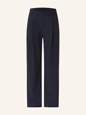 Marc Cain Spodnie Marlena Wedi Z Mieszanki Materiałów blau