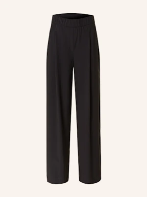 Marc Cain Spodnie Marlena Wedi Z Mieszanki Materiałów schwarz