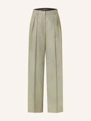 Marc Cain Spodnie Marlena Z Błyszczącą Przędzą gruen