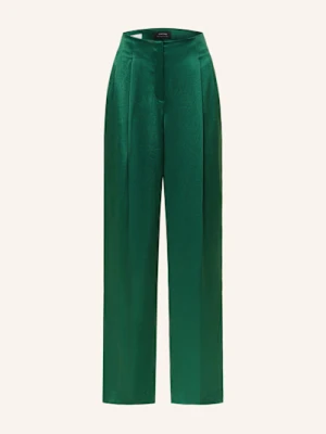 Marc Cain Spodnie Marlena Z Satyny gruen