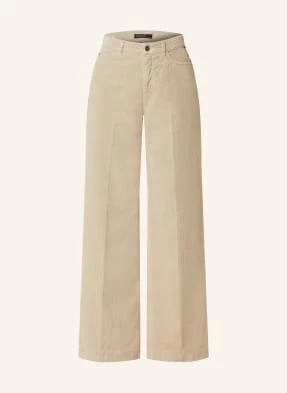 Marc Cain Spodnie Marlena Ze Sztruksu beige