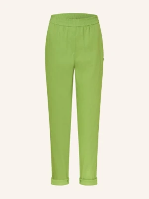 Marc Cain Spodnie Rhodos Z Lnem gruen