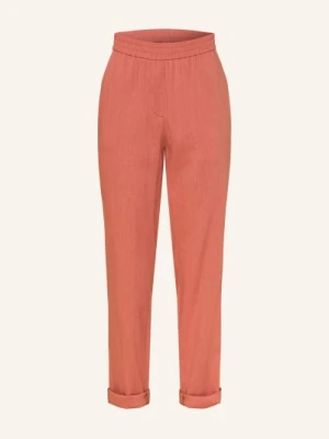 Marc Cain Spodnie Rhodos Z Lnem rot