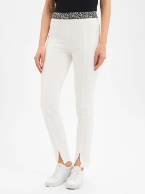 Marc Cain Spodnie - Siena Kobiety biały jednolity,