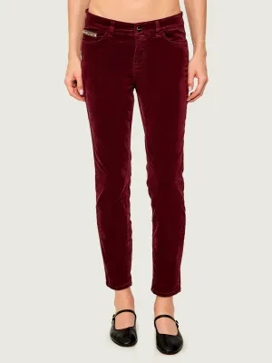 Marc Cain Spodnie SILVI | Slim Fit | low waist