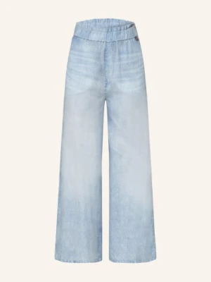 Marc Cain Spodnie Typu Culotte Willmar W Stylu Jeansowym blau